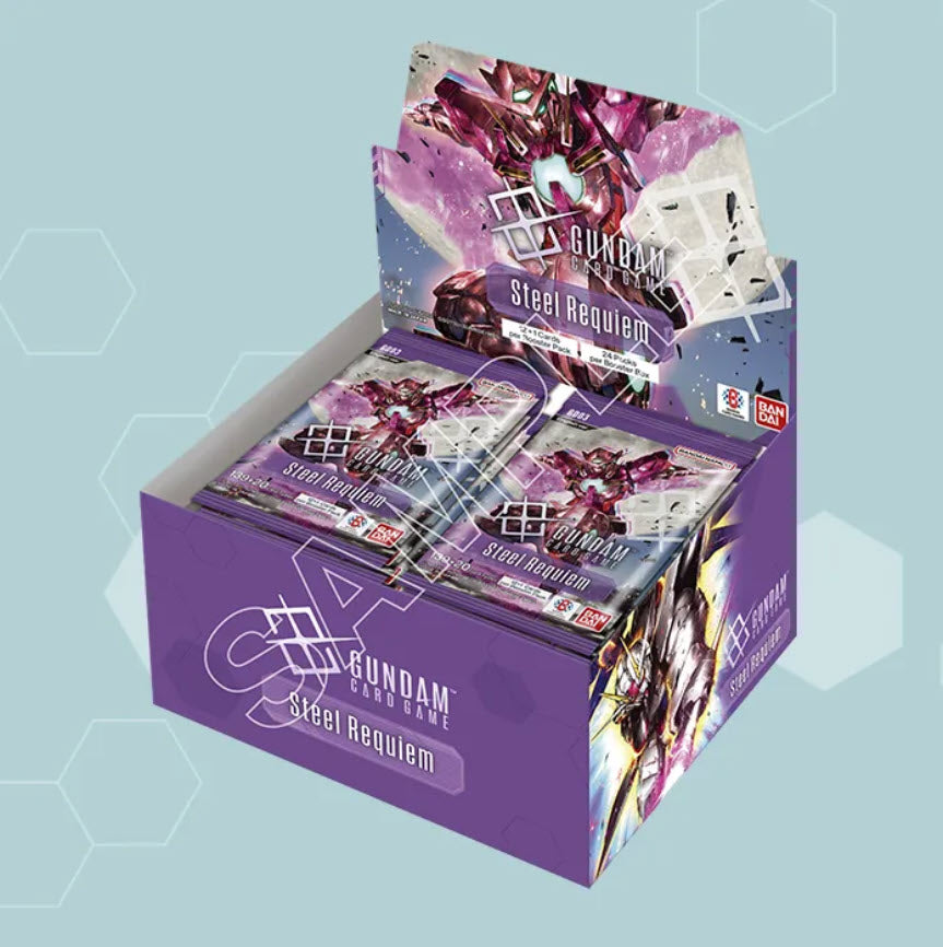 Gundam Card Game: Gundam Steel Requiem GD03 Booster Box (24 Booster packs)