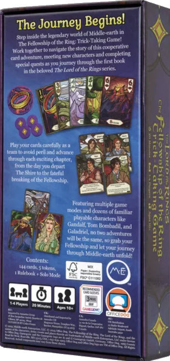 The Lord of the Rings. The Fellowship of the Ring: Trick-Taking Game