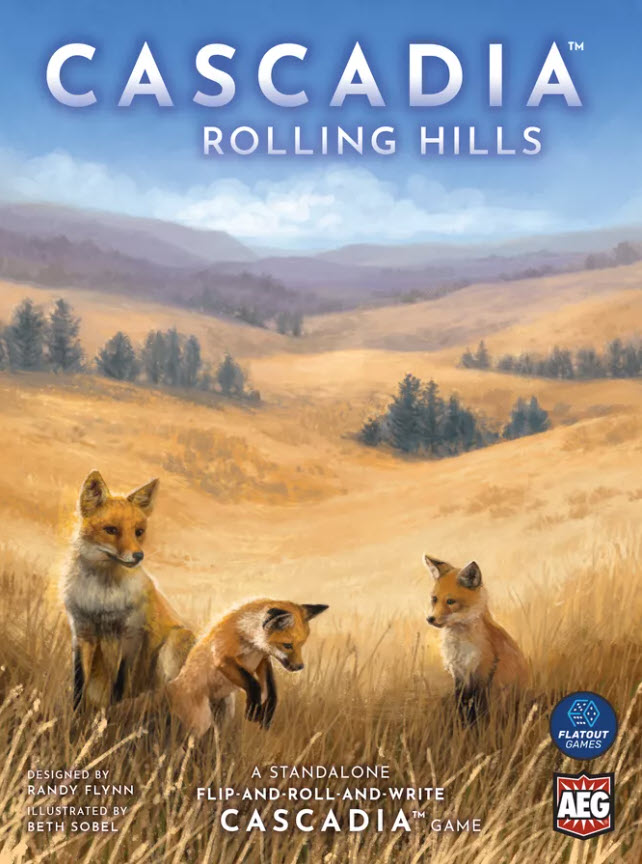 Alderac Cascadia Rolling Hills - Gioco Da Tavolo Strategico Con Dadi Per 1-4 Giocatori (Età 10+)