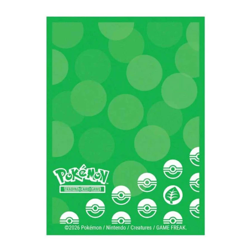 Pokémon Energy Deck Protector Sleeves - Grass Type (65 count)