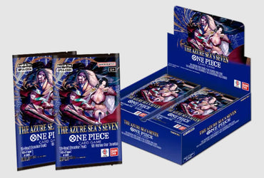 *TCG Pre-Order* One Piece Card Game: Booster Box (OP-14) The Azure Sea's Seven Booster (24 Booster Packs)