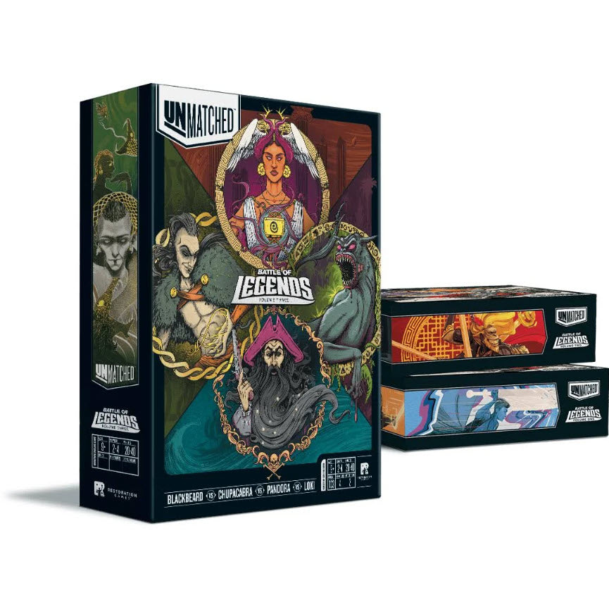 Unmatched: Battle of Legends Volume Three (With Foil Promo)