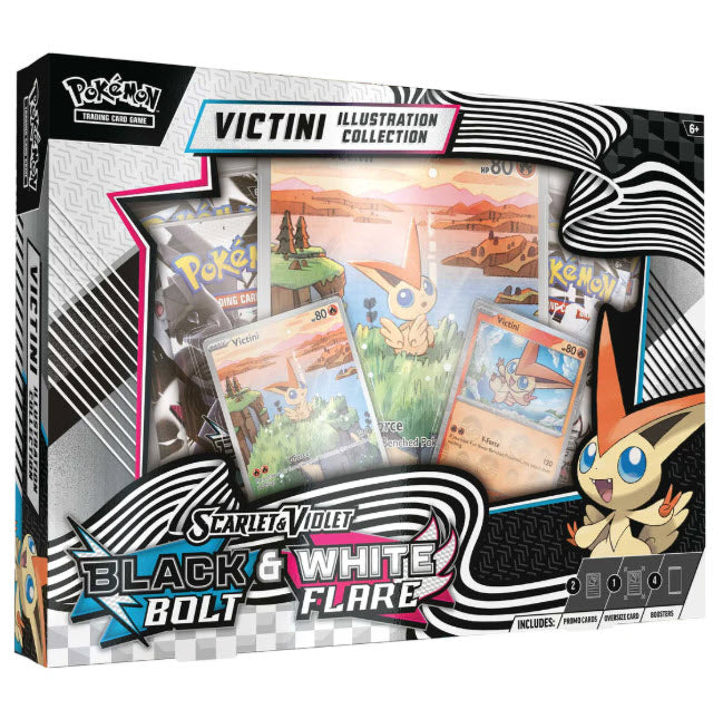 Pokémon TCG: Scarlet & Violet 10.5 - Black Bolt & White Flare Unova Victini Illustration Collection