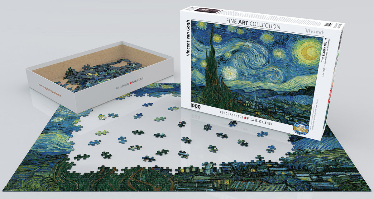 Starry Night by Vincent van Gogh Jigsaw Puzzle - 1000 pieces – Butler and  Hill UK