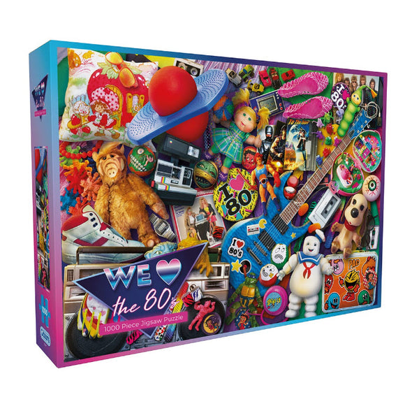 *NEW* We Love the 80s by Eduard 1000 Piece Puzzle By Gibsons