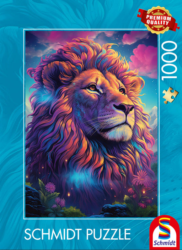 *NEW* Lion in the Wind of Colours 1000 Piece Puzzle by Schmidt