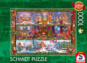 Merry Christmas Time 1000 Piece Puzzle by Schmidt