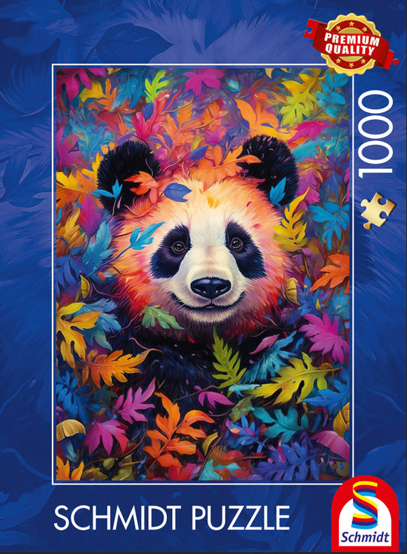 *NEW* Panda Bear in the Rainbow Forest 1000 Piece Puzzle by Schmidt