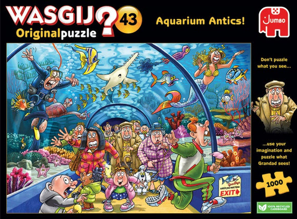 Wasgij Original 43 Aquarium Antics! 1000 Piece Puzzle – Hampton