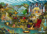 *NEW* The World of King Arthur by Adam Simpson 1000 Piece Puzzle by Laurence King Publishing