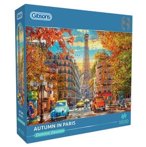 *NEW* Autumn In Paris by Dominic Davison 1000 Piece Puzzle By Gibsons