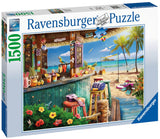 *NEW* Beach Bar Breezes 1500 Piece Puzzle by Ravensburger