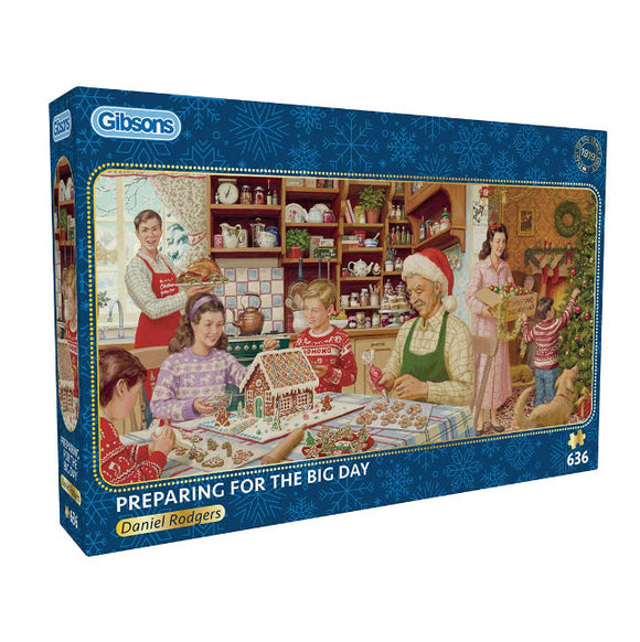 *NEW* Preparing For The Big Day by Daniel Rodgers 636 Piece Puzzle by Gibsons