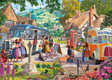 Boarding The Bus by Steve Crisp 100 XL Piece Puzzle by Gibsons