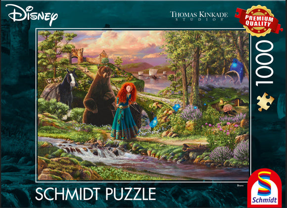 Thomas Kinkade-Disney Brave 1000 Piece Puzzle by Schmidt