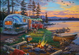 *NEW* Campfire Paradise by Darrell Bush 1000 Piece Puzzle by Schmidt