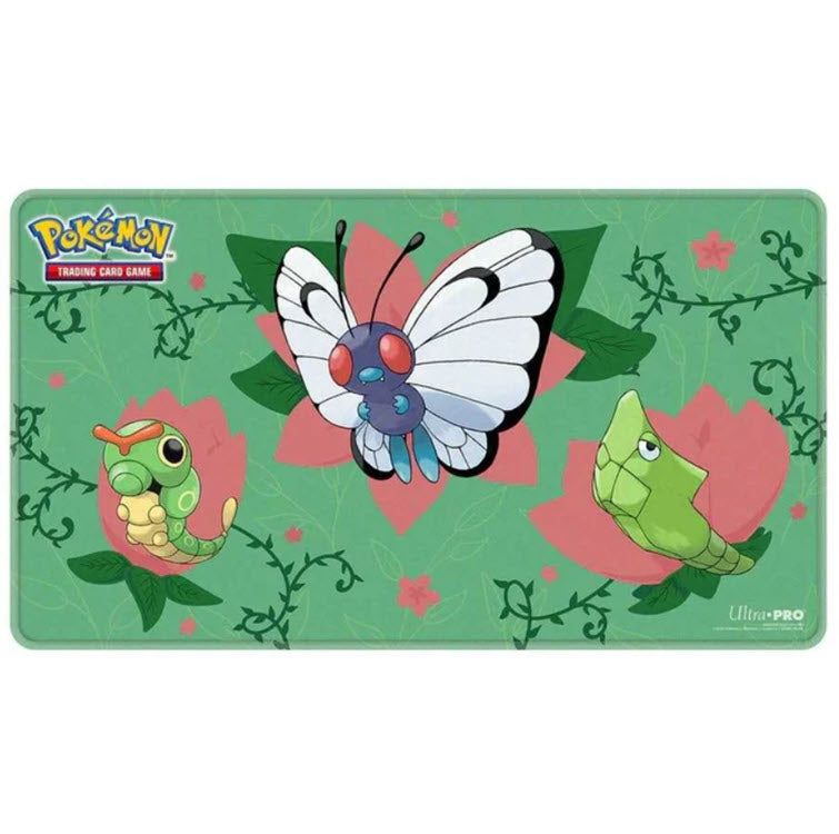 Pokémon Caterpie Evolutions Stitched Playmat