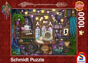 Cats and Sofa by Brigid Ashwood 1000 Piece Puzzle by Schmidt