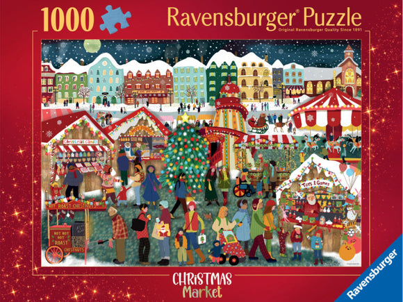 *NEW* Christmas Market by Angela Holland 1000 Puzzle by Ravensburger
