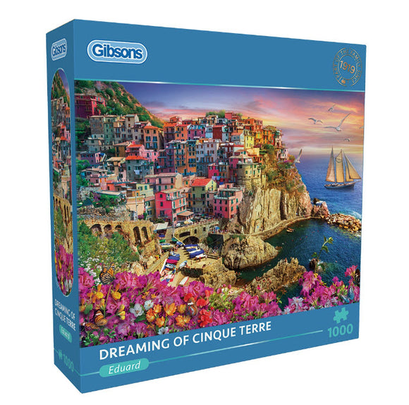 *NEW* Dreaming of Cinque Terre by Eduard 1000 Piece Puzzle By Gibsons