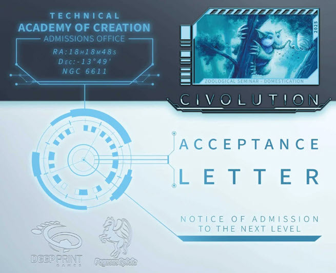 *Pre-Order* Civolution: Acceptance Letter (Expansion)
