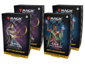 *TCG Pre-Order* Magic: The Gathering: Aetherdrift Commander Deck x2 Set (1 Living Energy deck and 1 Eternal Might deck)