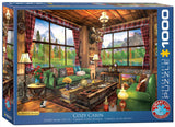 Cozy Cabin by Dominic Davison 1000 Piece Puzzle by Eurographics