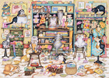 *NEW* Crazy Cats Vintage No 15 Mrs Hardwick's Haberdashery by Linda Jane Smith 1000 Puzzle by Ravensburger