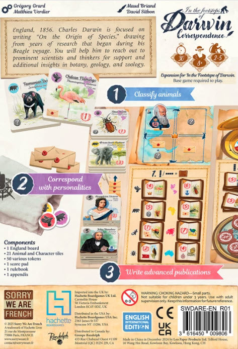 In the Footsteps of Darwin: Correspondence (Expansion)