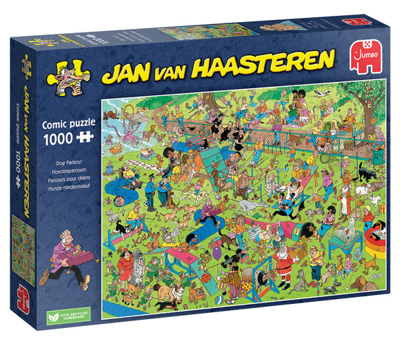 *NEW* Jan Van Haasteren –Dog Parkour 1000 Piece Puzzle by JVH Jumbo