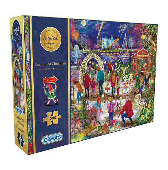 *NEW* Enchanted Christmas 2024 Limited Edition by Janice Daughters 1000 Piece Puzzle by Gibsons