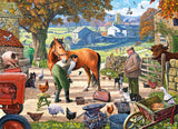 *NEW* Farrier on the Farm by Steve Crisp 500 Piece Puzzle By Gibsons