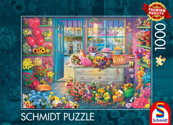 *NEW* Colourful Flower Shop by Eduard 1000 Piece Puzzle by Schmidt