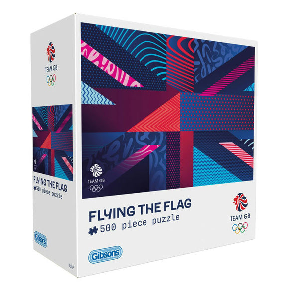 *NEW* Team GB: Flying The Flag  500 Piece Puzzle By Gibsons