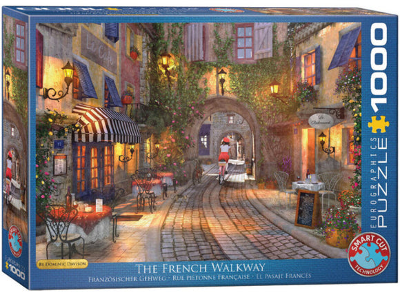 The French Walkway Dominic Davison 1000 Piece Puzzle by Eurographics