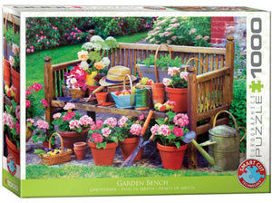 Garden Bench 1000 Piece Puzzle by Eurographics
