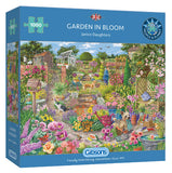 Garden In Bloom by Janice Daughters 1000 Piece Puzzle by Gibsons