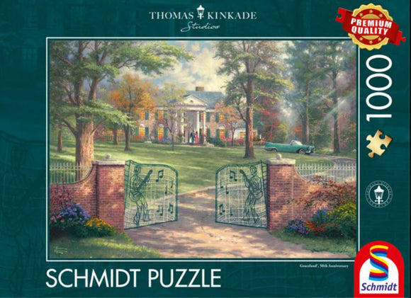 *NEW* Thomas Kinkade-Graceland®, 50th Anniversary 1000 Piece Puzzle by Schmidt Pre-Sale