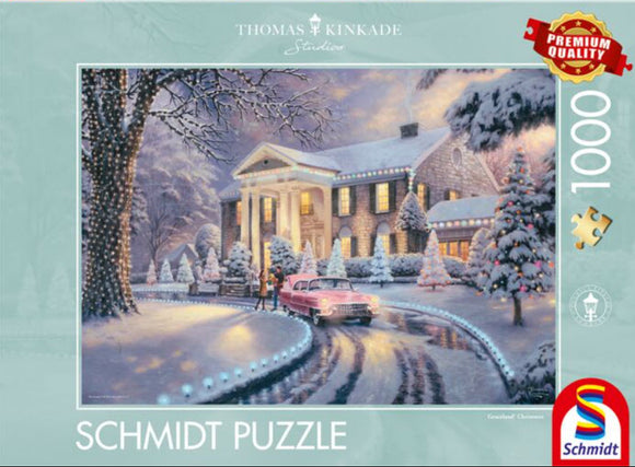 *NEW* Thomas Kinkade-Graceland® Christmas 1000 Piece Puzzle by Schmidt