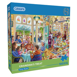 Grandma's Treat by Tony Ryan 100 XL Piece Puzzle by Gibsons