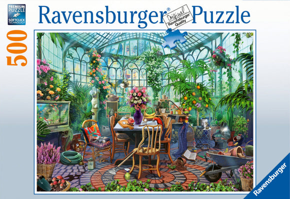 *NEW* Greenhouse Morning 500 Piece Puzzle by Ravensburger
