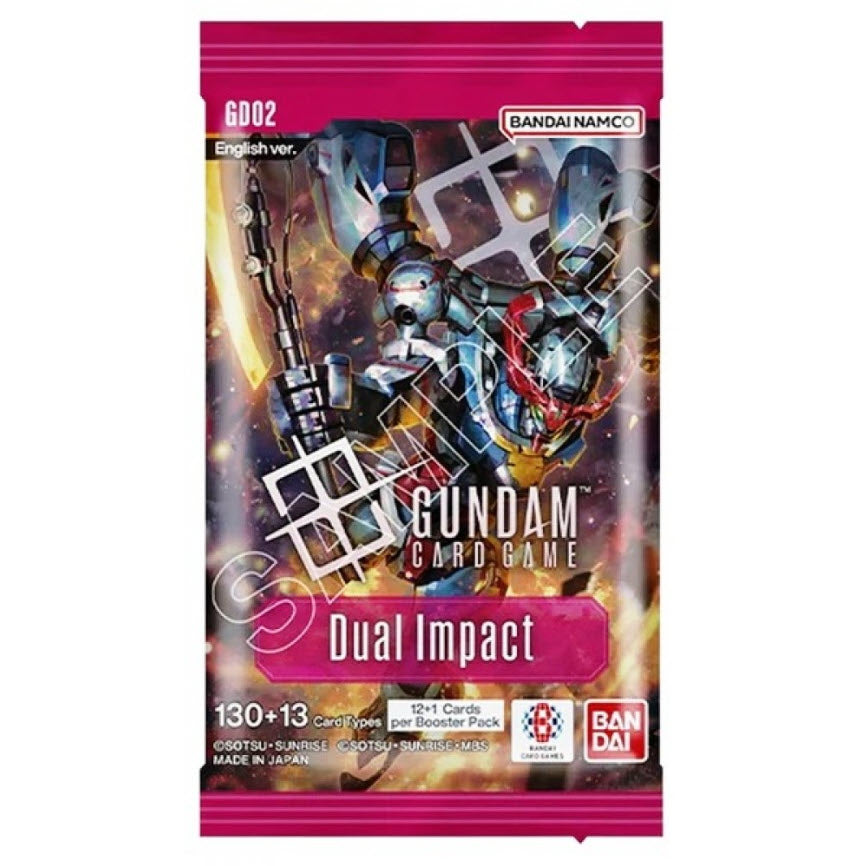 Gundam Card Game: Gundam Dual Impact GD02 Booster Box (24 booster packs)