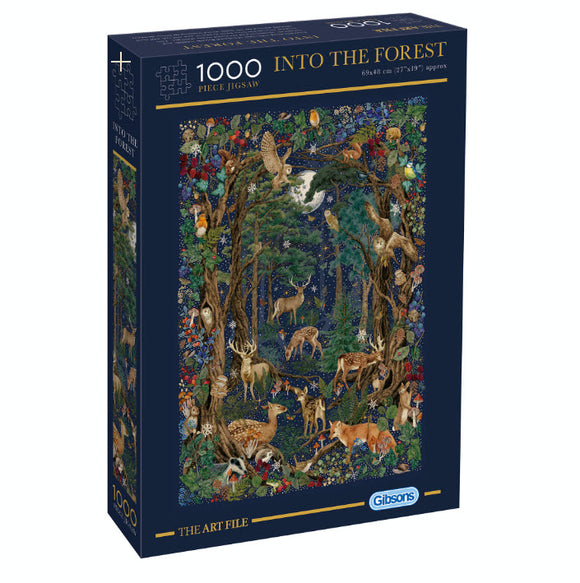 Into The Forest by The Art File 1000 Piece Puzzle By Gibsons
