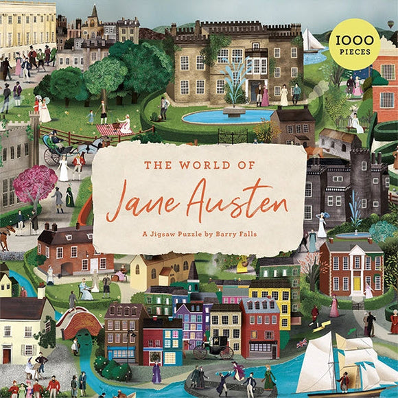 *NEW* The World of Jane Austin by John Mullan 1000 Piece Puzzle by Laurence King Publishing