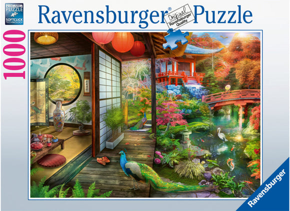 *NEW* Japanese Gardens Teahouse 1000 Puzzle by Ravensburger