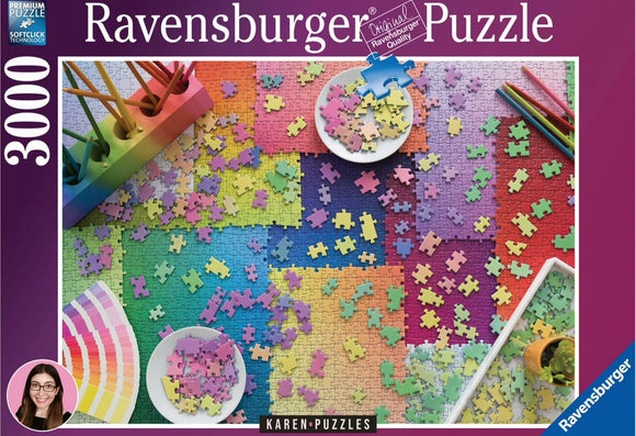 Karen Puzzles on Puzzles 3000 Piece Puzzle by Ravensburger