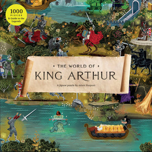 *NEW* The World of King Arthur by Adam Simpson 1000 Piece Puzzle by Laurence King Publishing