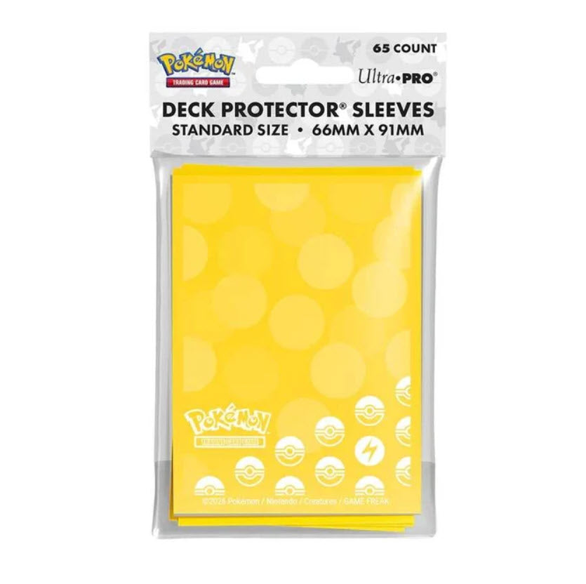 Pokémon Energy Deck Protector Sleeves - Lightning Type (65 count)