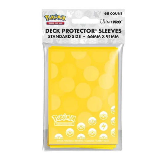 Pokémon Energy Deck Protector Sleeves - Lightning Type (65 count)