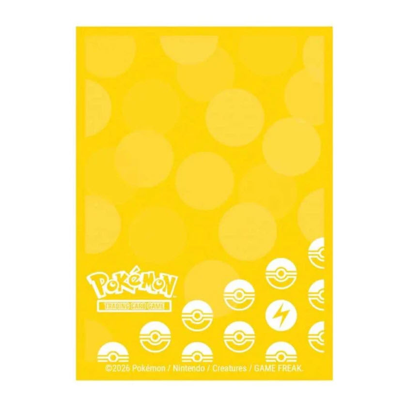 Pokémon Energy Deck Protector Sleeves - Lightning Type (65 count)